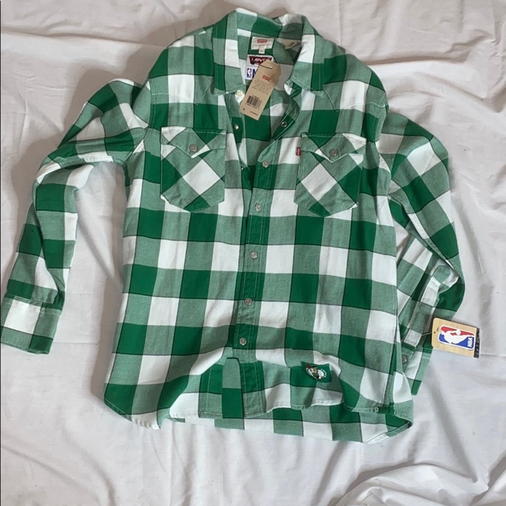 Brand New With Tags Celtics Flannel